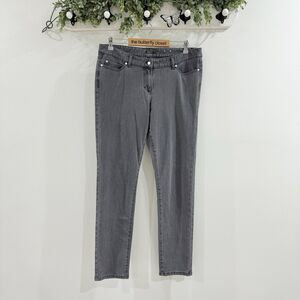 J. McLaughlin Gray Straight Leg Jeans Size 14